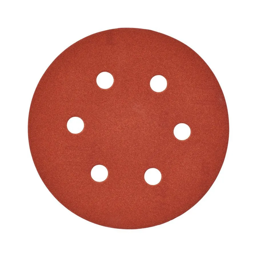 Papier ścierny fi 150 mm 6 otworów gr. 180 25szt. MILWAUKEE (nr kat. 4932371600)