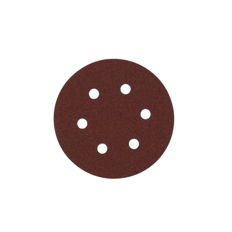Papier ścierny fi 150 mm 6 otworów gr. 60 5szt. MILWAUKEE (nr kat. 4932371591)