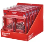 Wiertła do metalu HSS-G zestaw 19 szt. (opakowanie zbiorcze 6 kpl.) THUNDERWEB MILWAUKEE (nr kat. 4932352375)