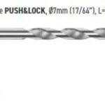 Wiertlo pilotujące węglikowe HS PUSH&LOCK, ?7 mm (17/64″) CMT (nr kat. 550-PD01)