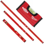 Zestaw 4 szt. poziomic 10, 60, 120 oraz 180 cm MILWAUKEE (nr kat. 4932478898)