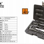 Zestaw narzędzi 1/4” 42 elementy BETA (nr kat. BW903E/C42)