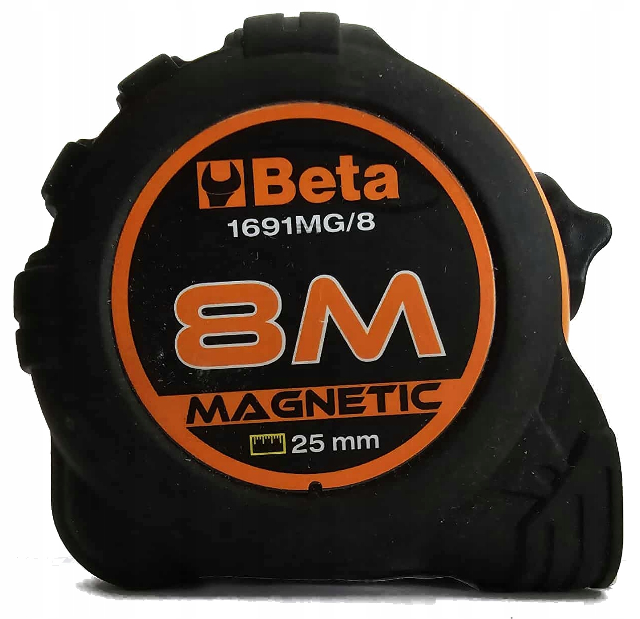 Miara zwijana magnetyczna ABS 8 metrów, szerokość taśmy 25 mm BETA (nr kat. 1691MG/8)