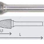 Zestaw 10 szt. pilników obrotowych z węglika Ø 8-12 mm BETA (nr kat. 426MD/SP10)