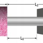 Ściernica trzpieniowa ceramiczna walcowo-stożkowa Ø 6 x 25 mm ABRA BETA (nr kat. 000904006)
