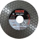 Tarcza diamentowa ceramiki HEXA-GRES Ø 125 mm KINCZYK (nr kat. 19-1310)