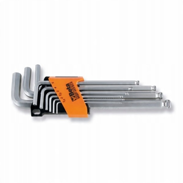 Zestaw 9 kluczy trzpieniowych imbusowych 1.5-10 mm BETA (nr kat. 96BP-HO/SC9)