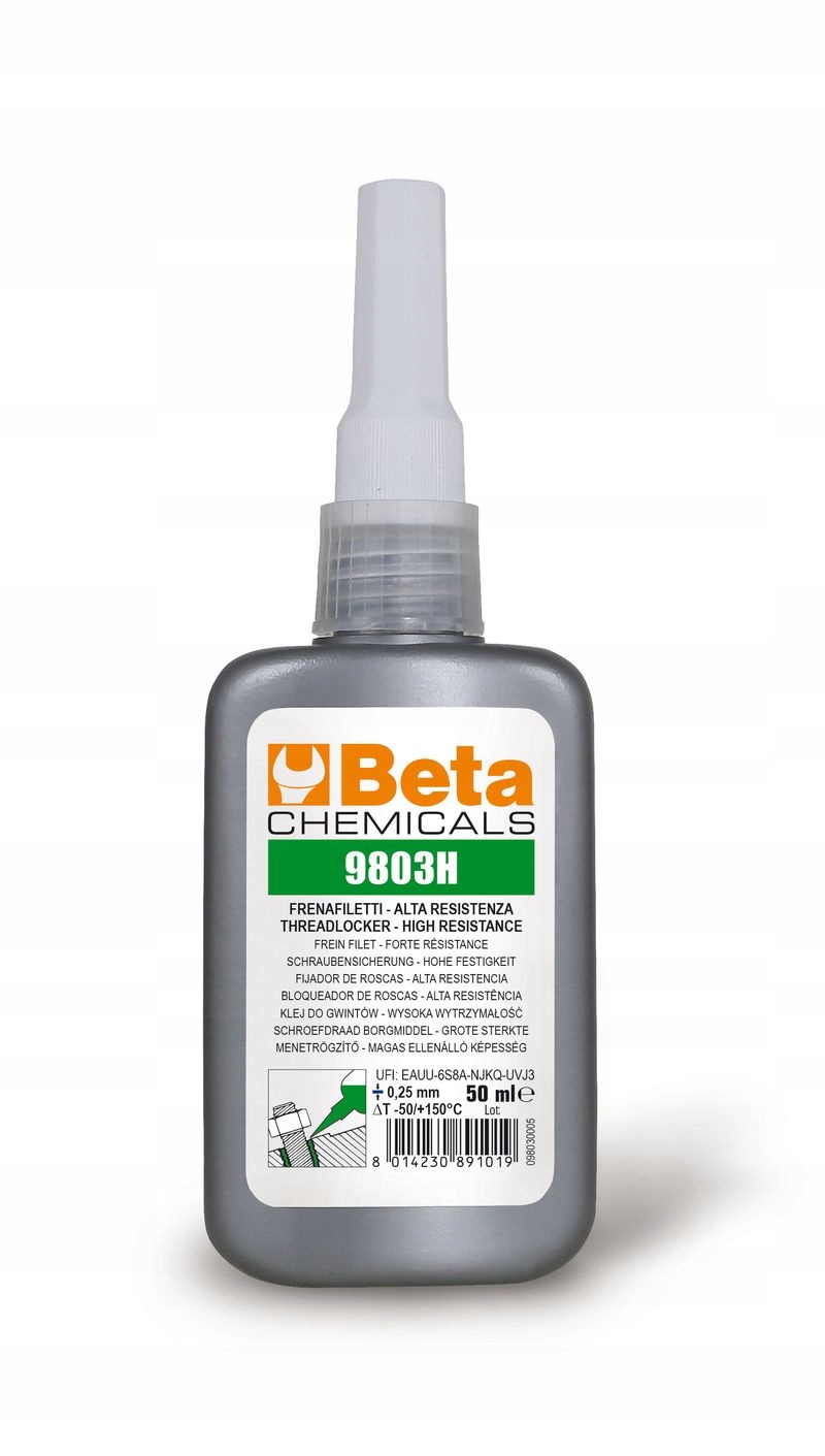 Klej do gwintów, duża siła 50 ml BETA (nr kat. 9803H/50B)