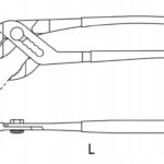 Szczypce nastawne 300 mm, rozstaw szczęk 60 mm BETA (nr kat. 1048N/300)
