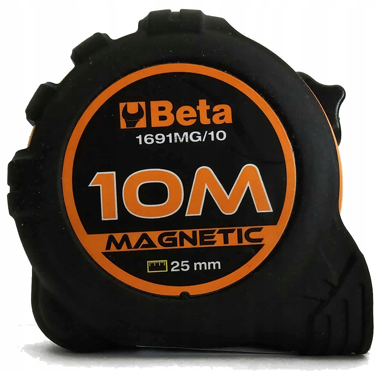 Miara zwijana magnetyczna ABS 10 metrów, szerokość taśmy 25 mm BETA (nr kat. 1691MG/10)