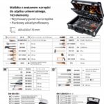 Zestaw narzędzi 1/4” i 1/2″ w walizce 163 elementy BETA (nr kat. BW2056E)