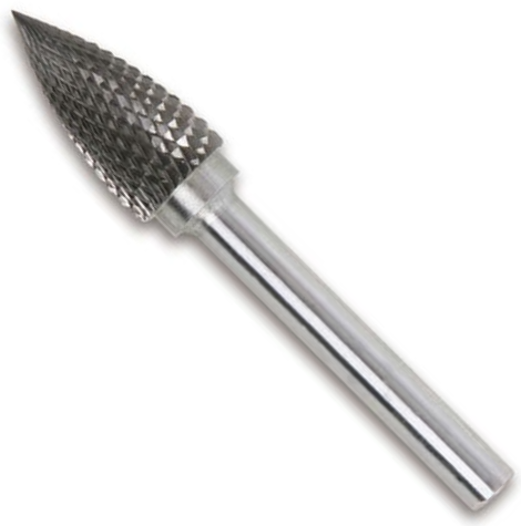 Pilnik obrotowy do metalu z węglika ostrołukowy Ø 12 x 25 mm BETA (nr kat. 426MD/F12)