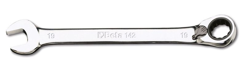 Klucz płasko-oczkowy z dwukierunkową grzechotką 15 mm BETA (nr kat. 142/15)