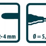 Marker pernamentny znacznik otworów BIG INK XL biały PICA (nr kat. 170/40)