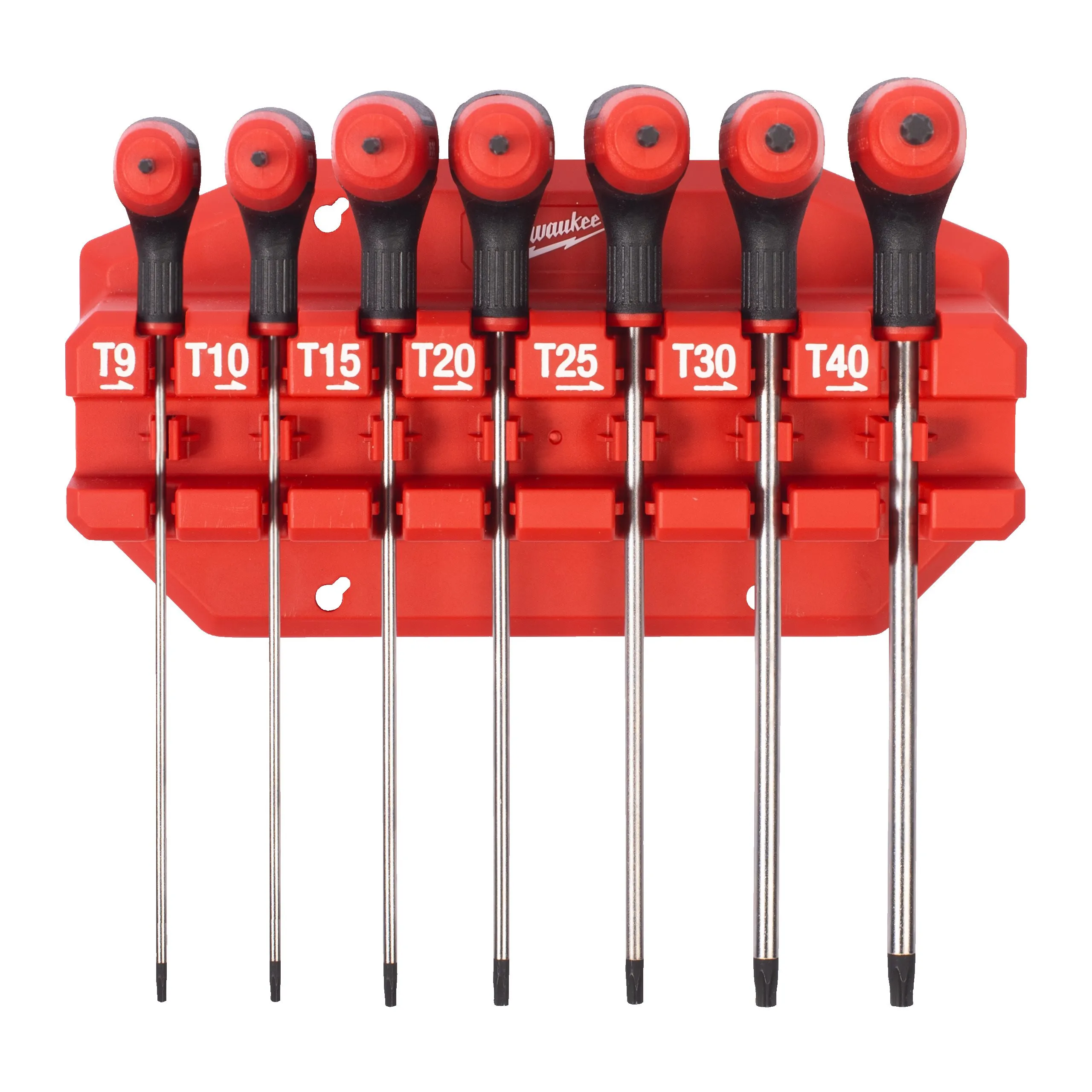 Zestaw 7 kluczy trzpieniowych Torx T-kształtnych T9-T40 Comfort Grip