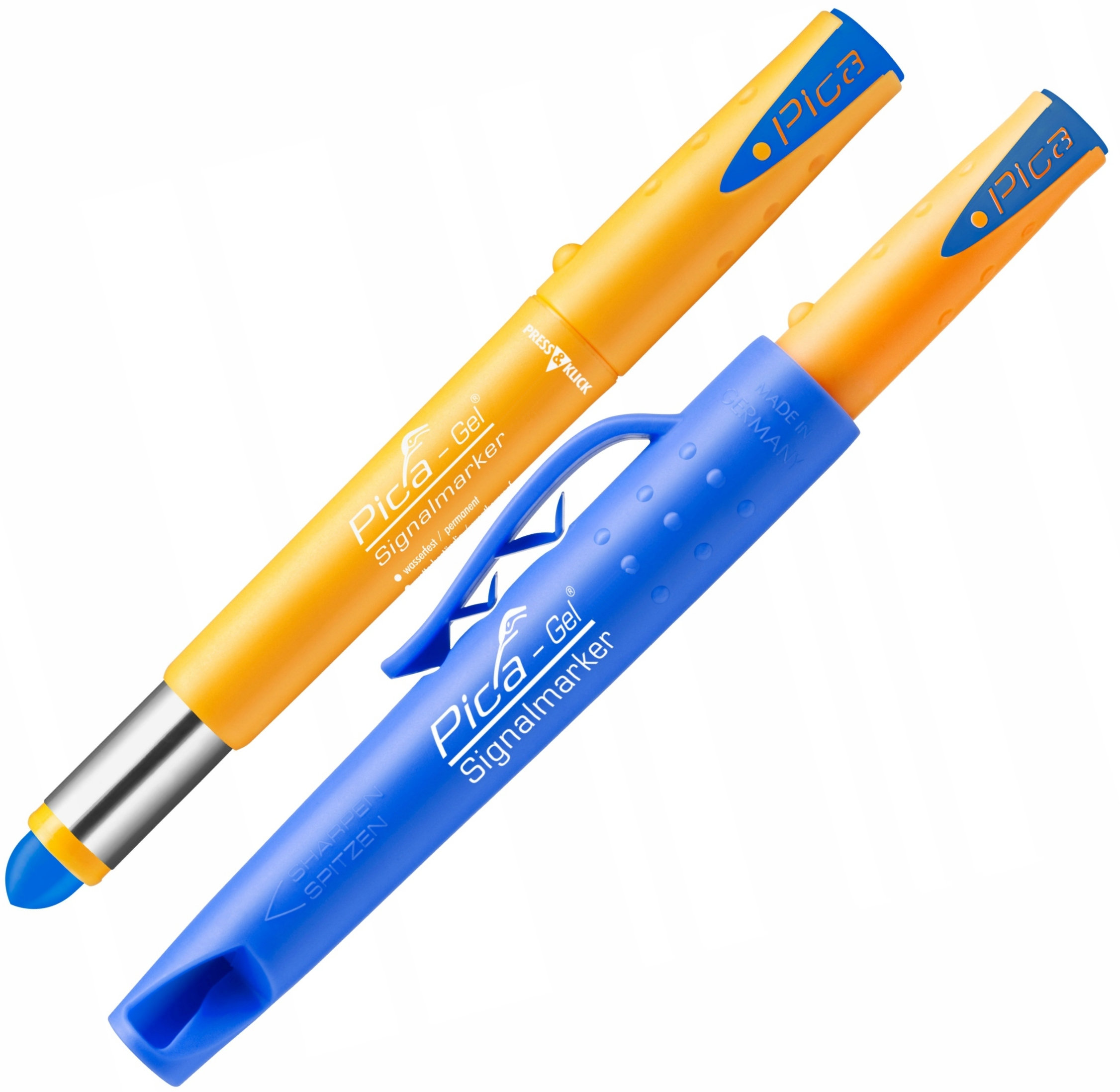 Znacznik żelowy GEL niebieski 8 mm + temperówka PICA (nr kat. 8081)