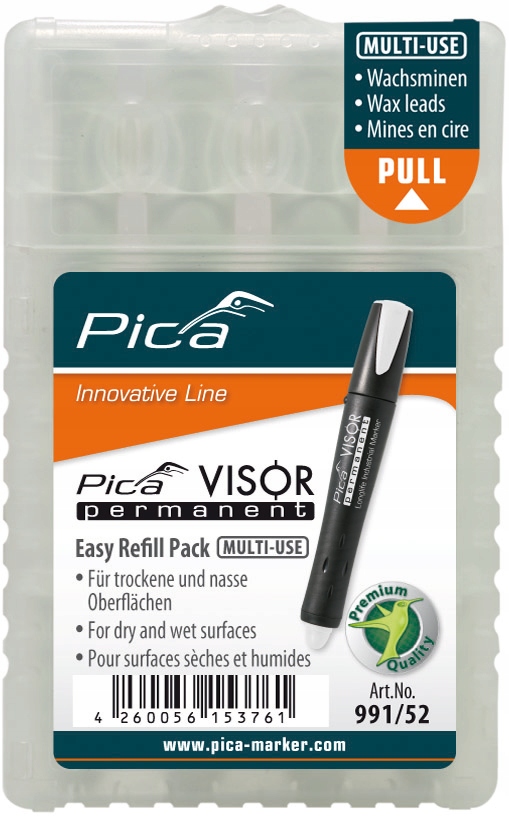 Wkład woskowy biały 4 szt. PICA (nr kat. 991/52)