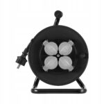Przedłużacz bębnowy 3G2,5mm2 IP44 25 metrów 4 gniazda LENA LIGHTING (nr kat. 612404)