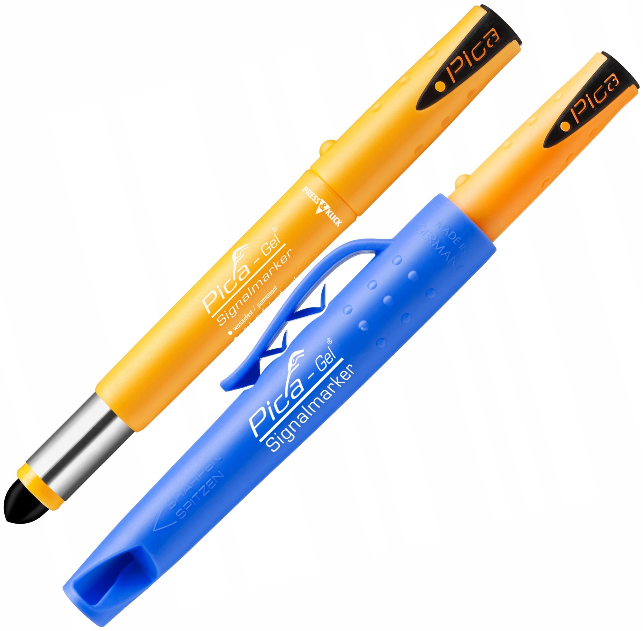 Znacznik żelowy GEL czarny 8 mm + temperówka PICA (nr kat. 8083)