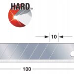 Ostrze łamane 'Rock Hard’ 18 mm 10 szt. CB50C TAJIMA