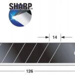 Ostrze łamane 'Razar Black’ 25 mm 10 szt. CB65RBC TAJIMA