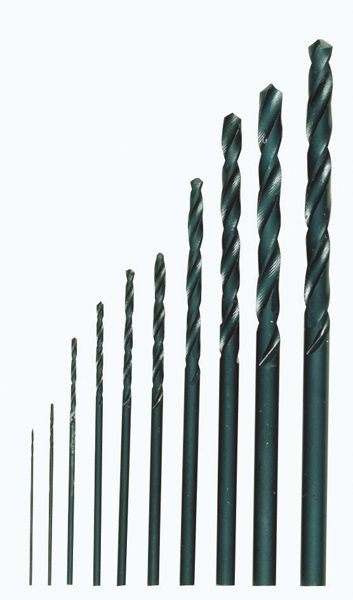 Zestaw 10 szt. wierteł precyzyjnych HSS fi 0.3-3.2 mm PROXXON