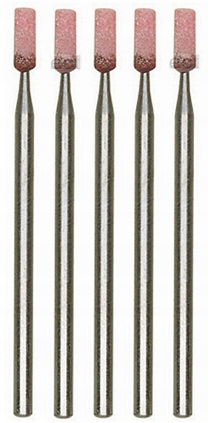 Końcówka szlifierska 'walec’ fi 2.5 mm 5 szt. trzpień fi 2.35 mm PROXXON