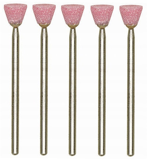 Końcówka szlifierska 'stożek’ fi 7.0 mm 5 szt. trzpień fi 2.35 mm PROXXON