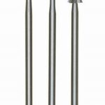 Frezy ze stali wolframowo-wanadowej zestaw mix 3 szt. trzpień fi 2.35 mm PROXXON