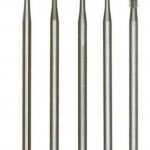 Frezy ze stali wolframowo-wanadowej zestaw mix 5 szt. trzpień fi 2.35 mm PROXXON