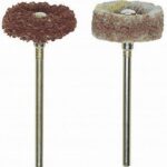 Szczotki do polerowania z waty nylonowej fi 20 mm 2 szt. trzpień fi 2.35 mm PROXXON