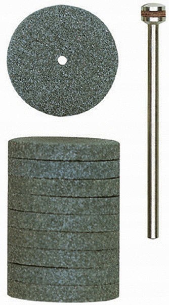 Tarcza szlifierska karborundowa fi 22 mm 10 szt. trzpień fi 2.35 mm PROXXON