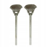 Szczotka druciana 'pędzel’ fi 13 mm 2 szt. trzpień fi 2.35 mm PROXXON