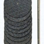 Tarcza tnąca z tlenku aluminium fi 22 mm 10 szt. trzpień fi 2.35 mm PROXXON