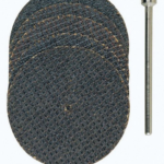 Tarcza tnąca z tlenku aluminium fi 38 mm 5 szt. trzpień fi 2.35 mm PROXXON