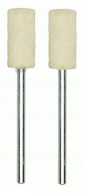 Sztyft polerski filcowy 'walec’ fi 7 x 15 mm 2 szt. trzpień fi 2.35 mm PROXXON