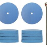 Tarcza polerska silikonowa koło fi 22 mm 10 szt. z trzpieniem fi 2.35 mm PROXXON