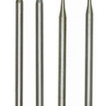 Zestaw szlifierski do obróbki szkła 4 elementy trzpień fi 2.35 mm PROXXON