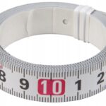 Liniał stalowy naklejany od lewej do prawej 1 metr PIT-10C TAJIMA