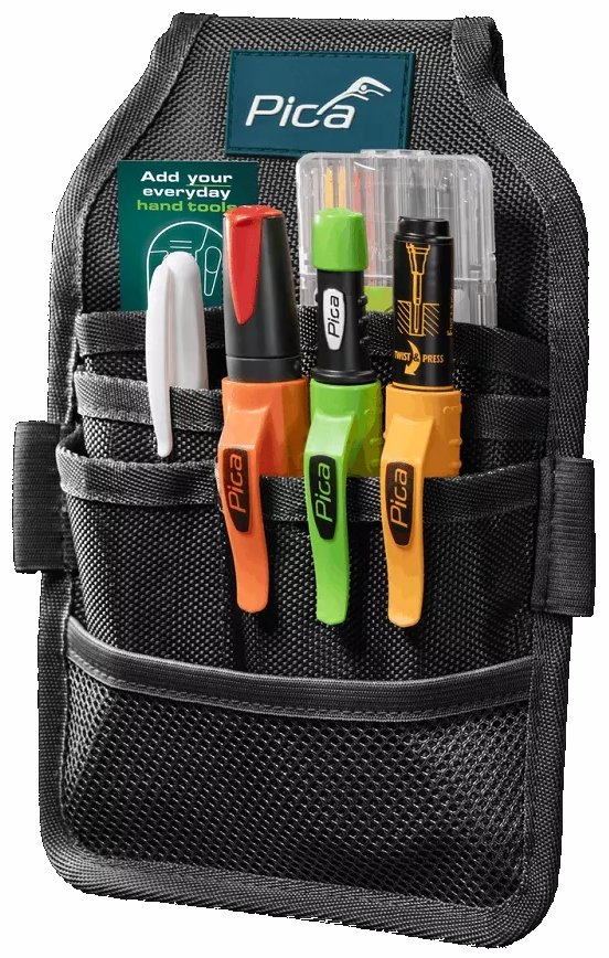 Kabura do pasa z wyposażeniem ołówki znaczniki marker wkłady PICA