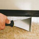 Skrobak ukośny ze stali nierdzewnej do pobijania szerokość 95 mm SCR-N95 TAJIMA