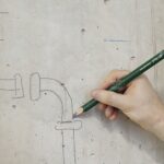 Ołówek kamieniarski + uchwyt z temperówką PICA (nr kat. 505/02)