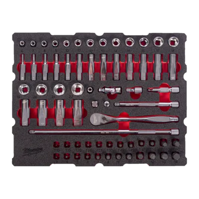 3/8'' Ratchet and Socket Set Packout Foam Insert