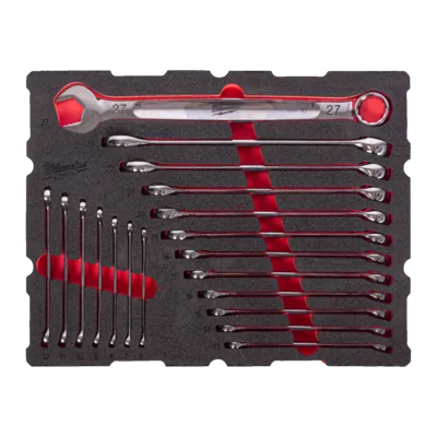 Wkładka piankowa do PACKOUT™ zestaw 19 kluczy płasko-oczkowych MAX BITE Milwaukee