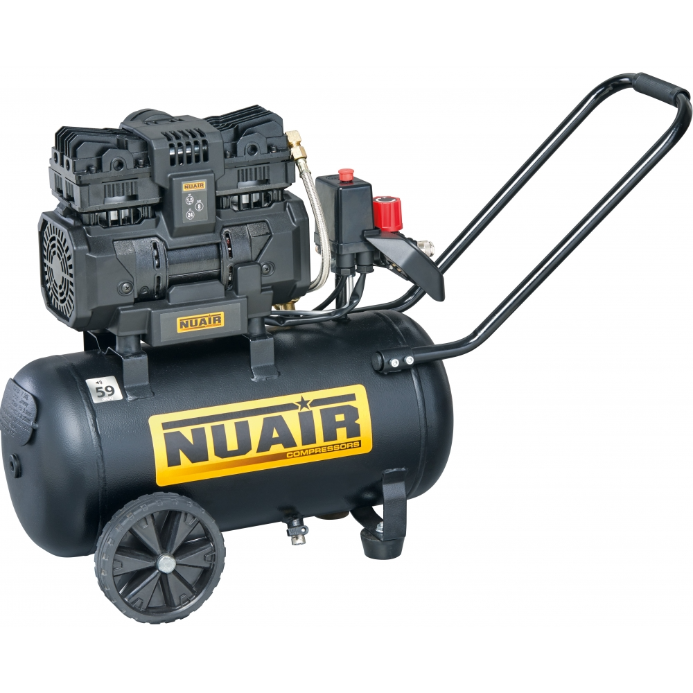 Kompresor bezolejowy 50 litrów 8 bar 230V NUAIR
