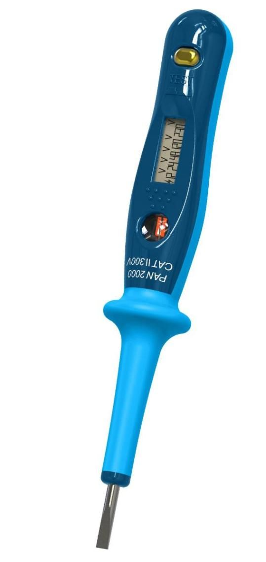 Bezdotykowy tester fazy PAN 2000 z wyświetlaczem LCD 12-250V AC,12-48 V DC NVC Pancontrol