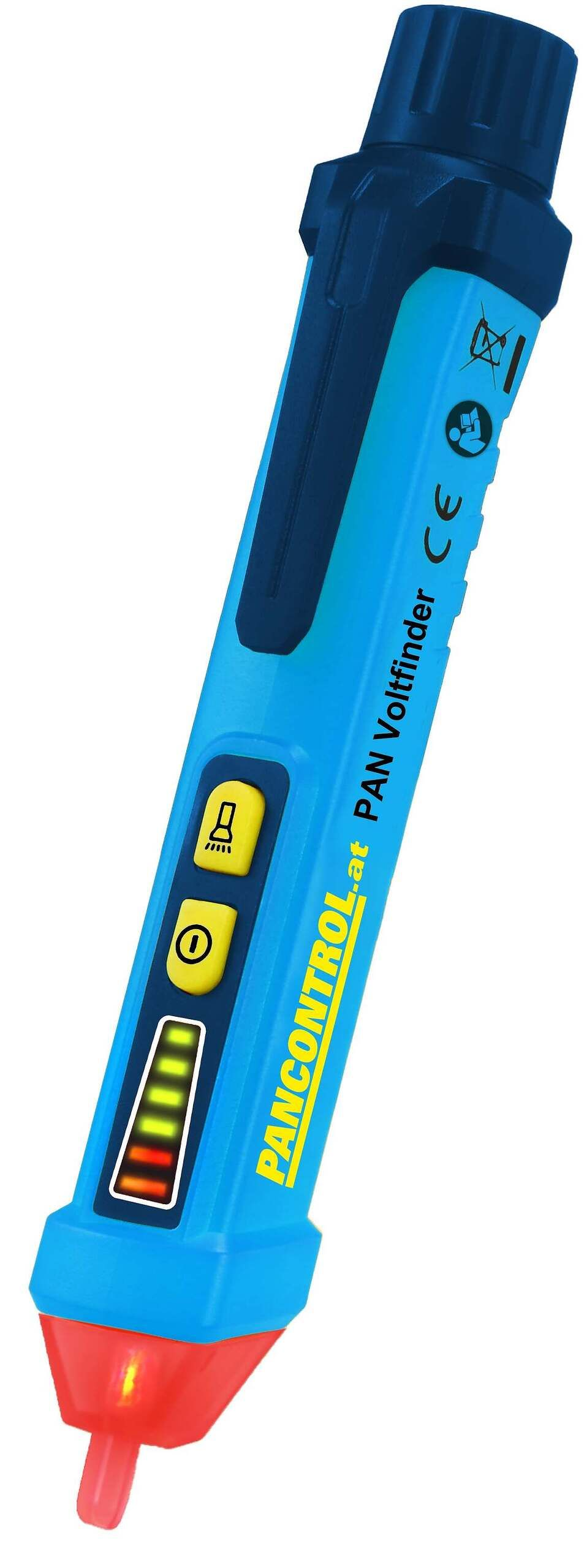 Bezdotykowy tester napięcia bezkontaktowy PAN VOLTFINDER z 3-stopniowym wskaźnikiem LED 12-1000 V AC Pancontrol