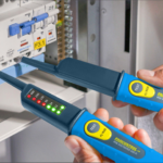 Tester napięcia 2-biegunowy PAN VOLTTESTER 400 FI wskaźnik LED 6-400 V AC/DC / RCD 30mA Pancontrol
