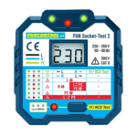 Tester gniazdek PANSOCKET-TEST-2 RCD 30 mA KAT II 300 V 90-250V Pancontrol