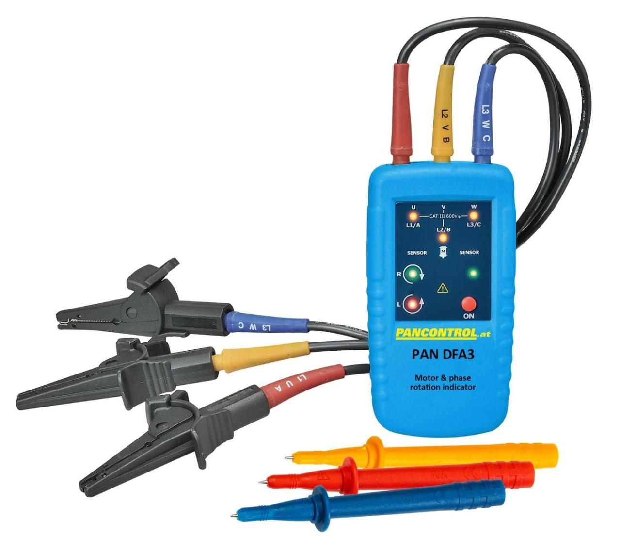 Wskaźnik wirującego pola i kierunku silnika PAN DFA3 KAT III 600V Pancontrol